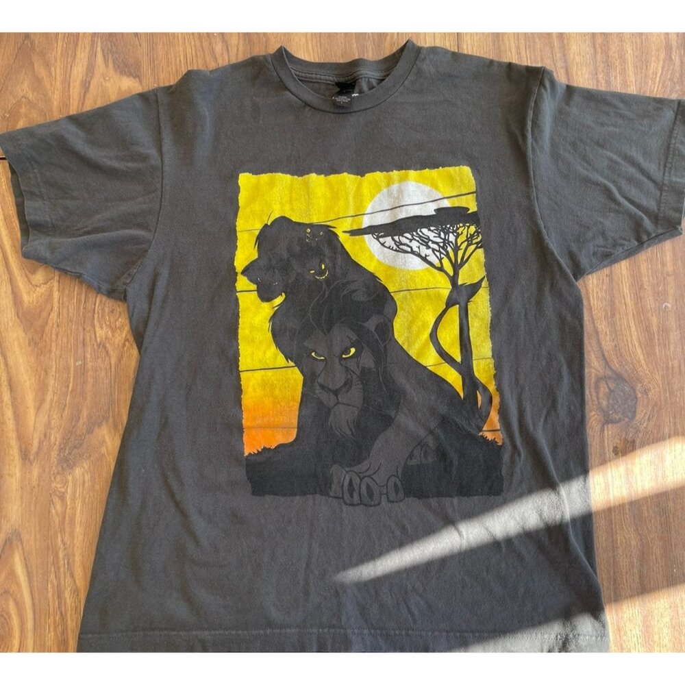 Vintage Disney The Lion King Shirt Men's Size Large Simba Mufasa Scar
